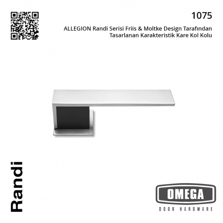 ALLEGION Randi Serisi Friis & Moltke Design Tarafından Tasarlanan Karakteristik Kare Kol Kolu