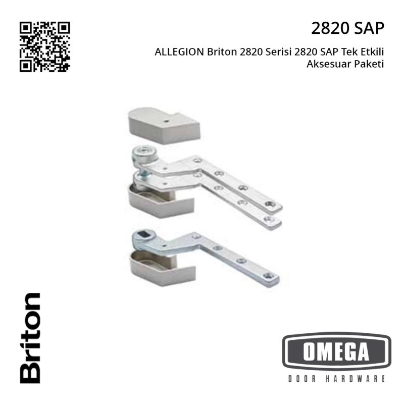 ALLEGION Briton 2820 Serisi 2820 SAP Tek Etkili Aksesuar Paketi