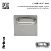 ALLEGION Briton 4700 Serisi Plaka Monteli Kol Ø22 Mandallarla Kullanım İçin Boş Plaka