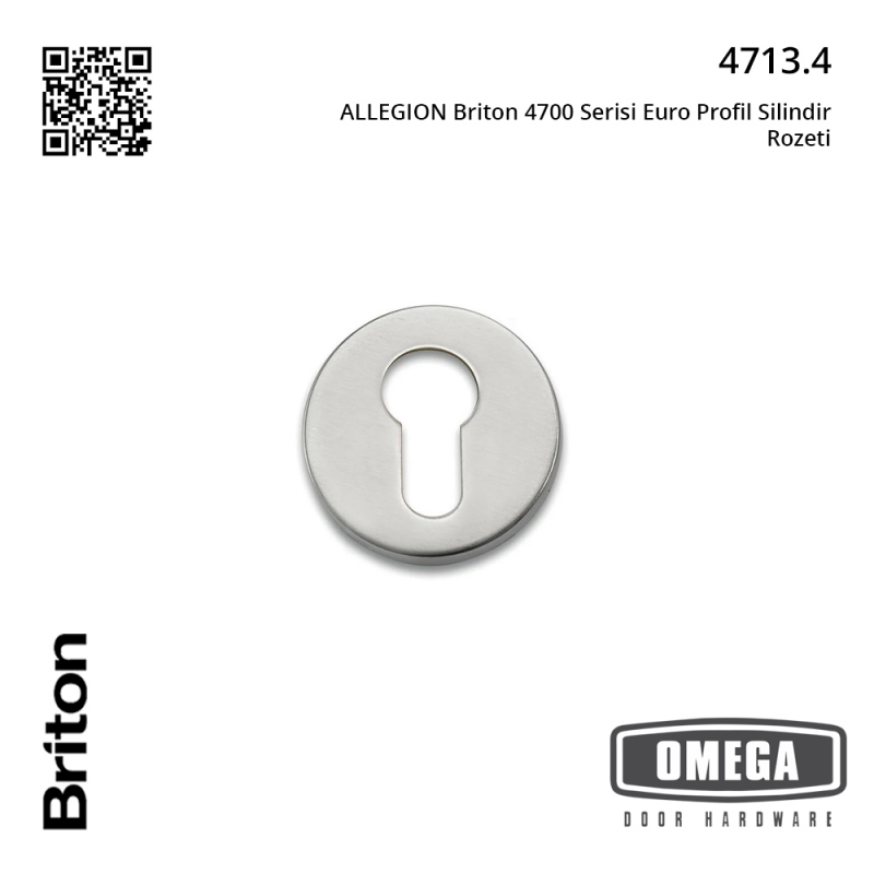 ALLEGION Briton 4700 Serisi Euro Profil Silindir Rozeti