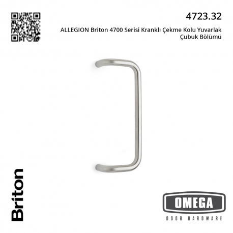 ALLEGION Briton 4700 Serisi Kranklı Çekme Kolu Yuvarlak Çubuk Bölümü