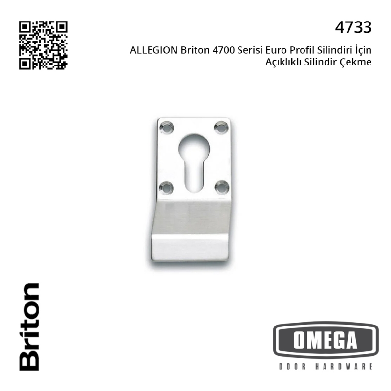 ALLEGION Briton 4700 Serisi Euro Profil Silindiri İçin Açıklıklı Silindir Çekme