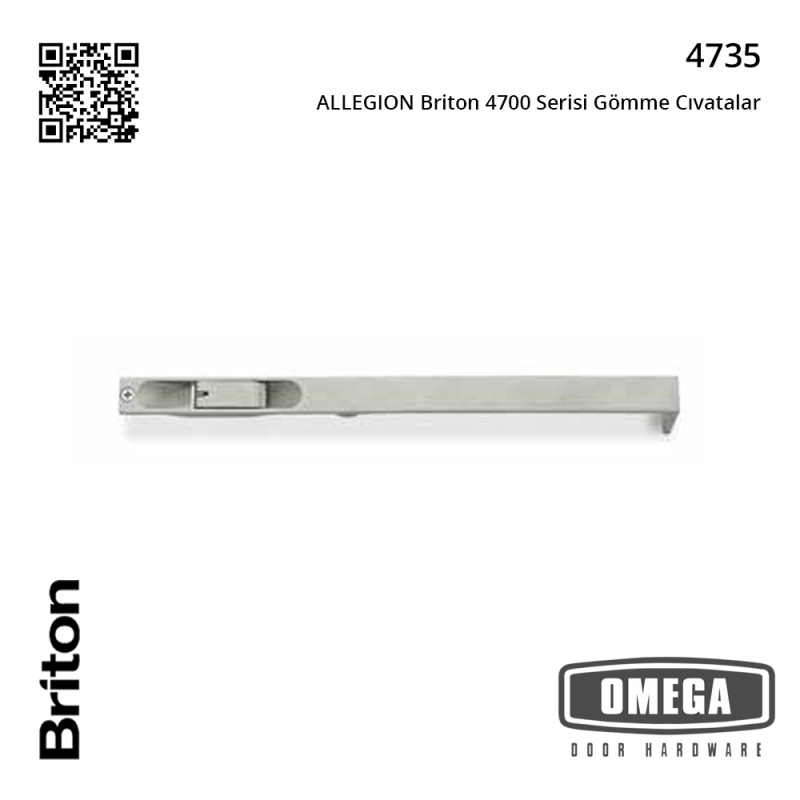 ALLEGION Briton 4700 Serisi Gömme Cıvatalar