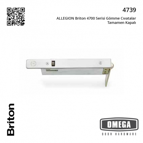 ALLEGION Briton 4700 Serisi Gömme Cıvatalar - Tamamen Kapalı