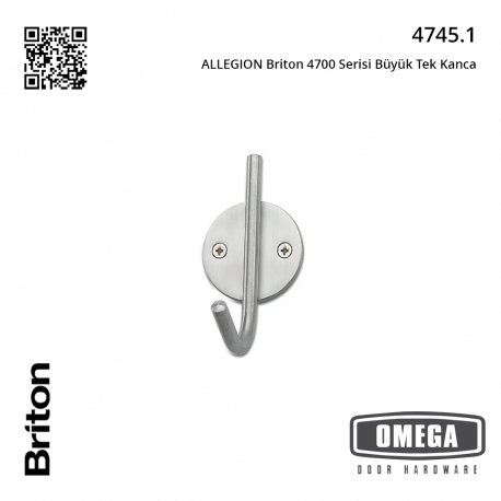 ALLEGION Briton 4700 Serisi Büyük Tek Kanca