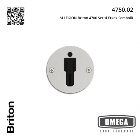 ALLEGION Briton 4700 Serisi Erkek Sembolü