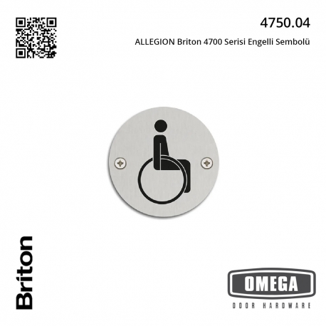 ALLEGION Briton 4700 Serisi Engelli Sembolü