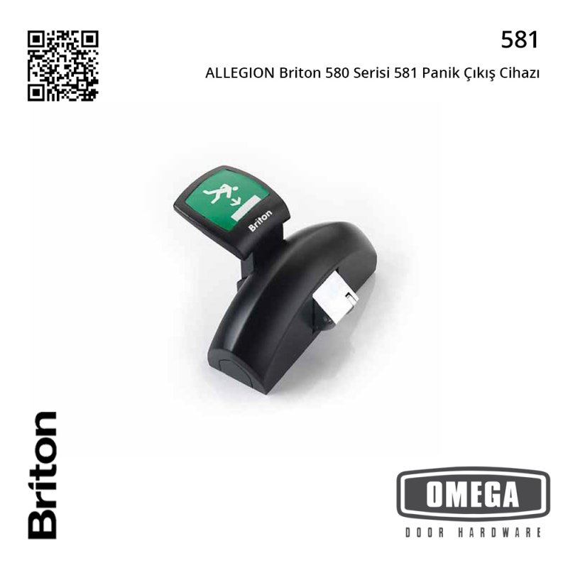 ALLEGION Briton 580 Serisi 581 Panik Çıkış Cihazı