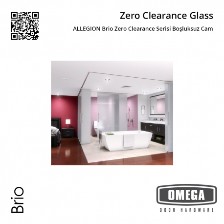 ALLEGION Brio Zero Clearance Serisi Boşluksuz Cam