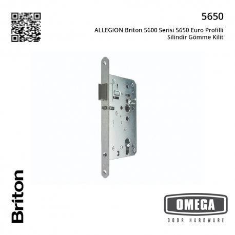 ALLEGION Briton 5600 Serisi 5650 Euro Profilli Silindir Gömme Kilit