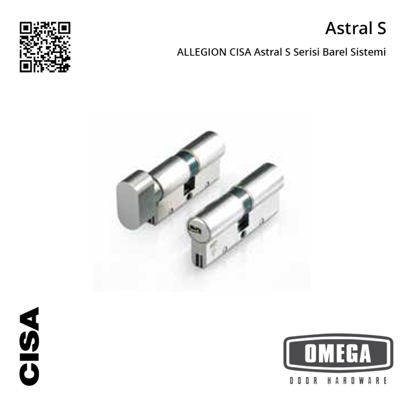 ALLEGION CISA Astral S Serisi Barel Sistemi