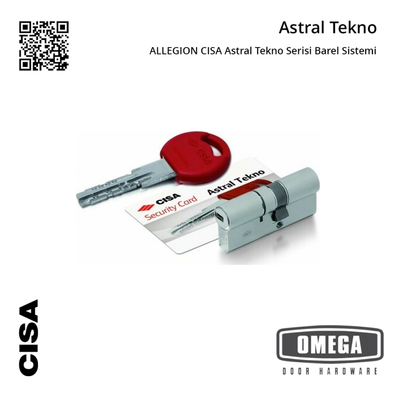 ALLEGION CISA Astral Tekno Serisi Barel Sistemi